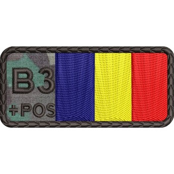 ECUSON GRUPA SANGUINA B3 POS TRICOLOR COMBAT